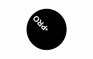 Black circular logo with white text 'prop.' tilted diagonally inside the circle